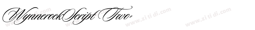 WynnerockScript Two字体转换